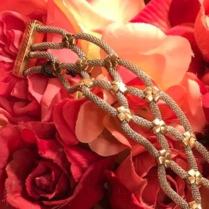 Gold and silver bracelet